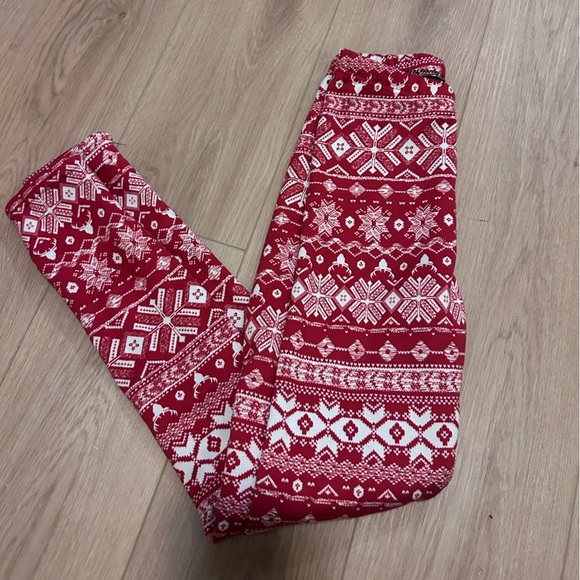 Just Cozy Women’s fleece lined print leggings Size Extra Small/Small - Picture 2 of 6